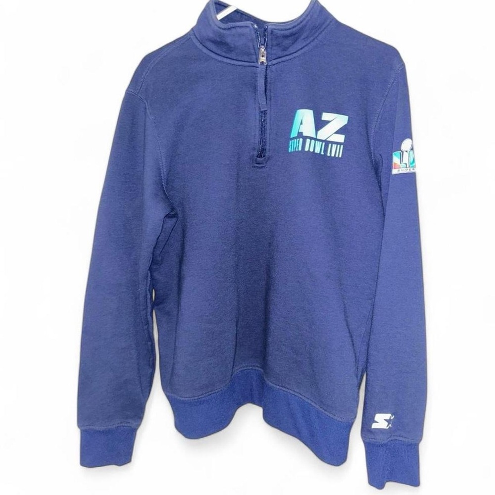 Super Bowl LVII 57 Men’s Medium  STARTER Black Label Pullover